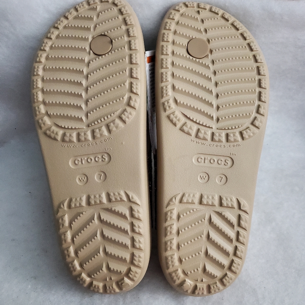 Crocs Women's Sloane Glitter Flip Flop Wedge Sandals W7 - Picture 7 of 10